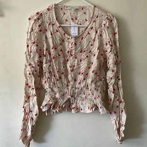 AMERICAN EAGLE Floral Summer Top